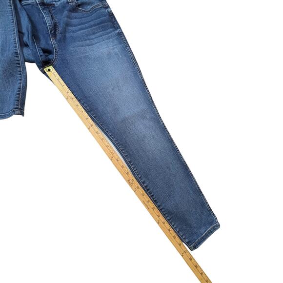 KUT From The Kloth High Rise Skinny Jeans Size 16 Medium Wash - Picture 7 of 10